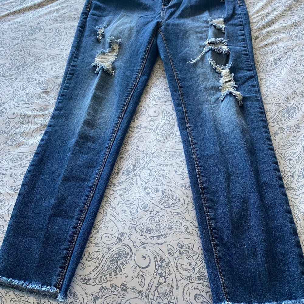 Denim couture Tinseltown JEANS size 15 Navy Blue in excellent condition